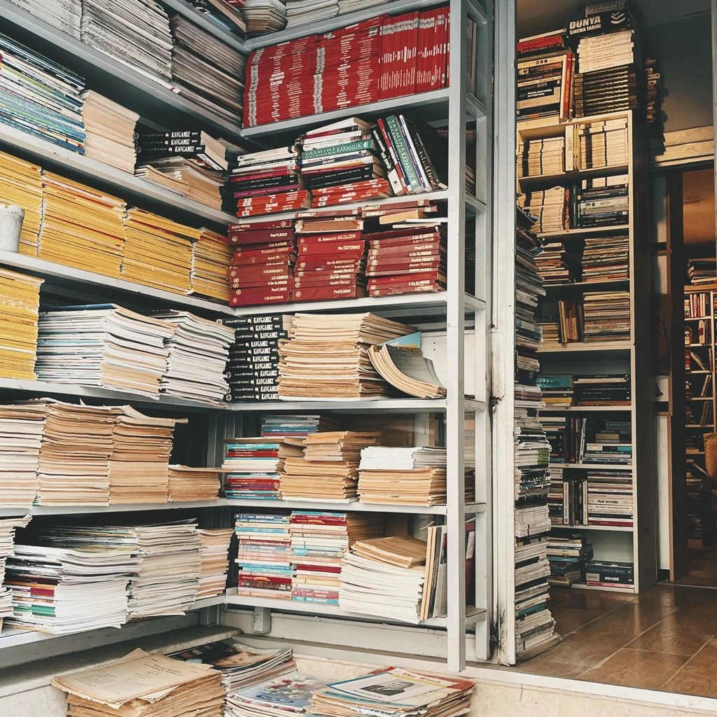 Archival photograph of a vinyl record sleeve corner, warm duotone